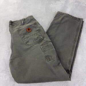 Carhartt B11MOS Loose Straight Men's Olive Cargo Pants Size 38 x 34 US